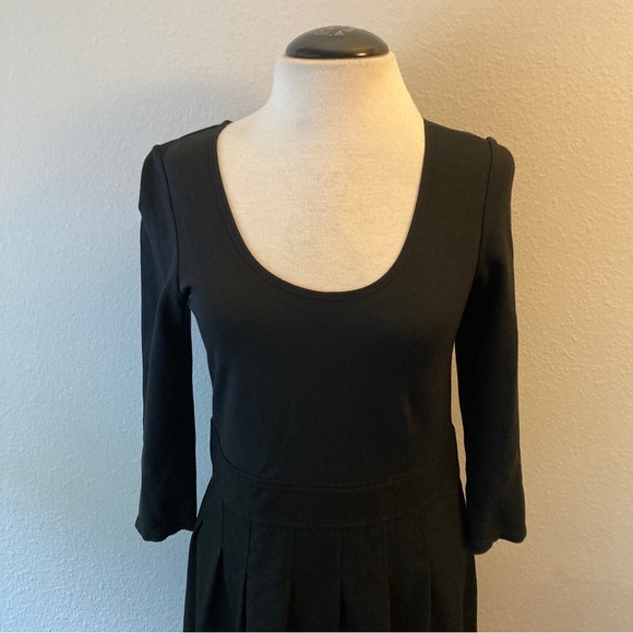Theory Black Wool Blend Dress 12 - Picture 2 of 11